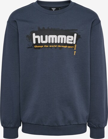 Hummel Sweatshirt in Blue: front