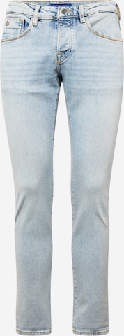 Slimfit Jeans 'Essentials Ralston' de la SCOTCH & SODA pe albastru: față
