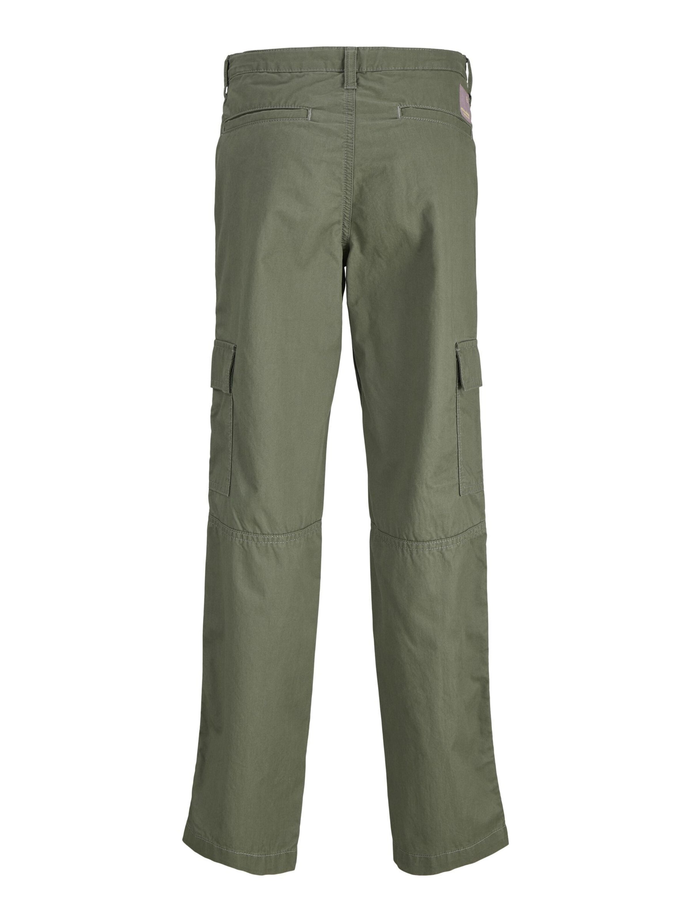 Loosefit Pantalon 'JPSTKarl JJAdams' Jack & Jones Junior en vert