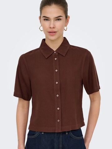 ONLY Bluse 'ONLGoa' i brun: forside