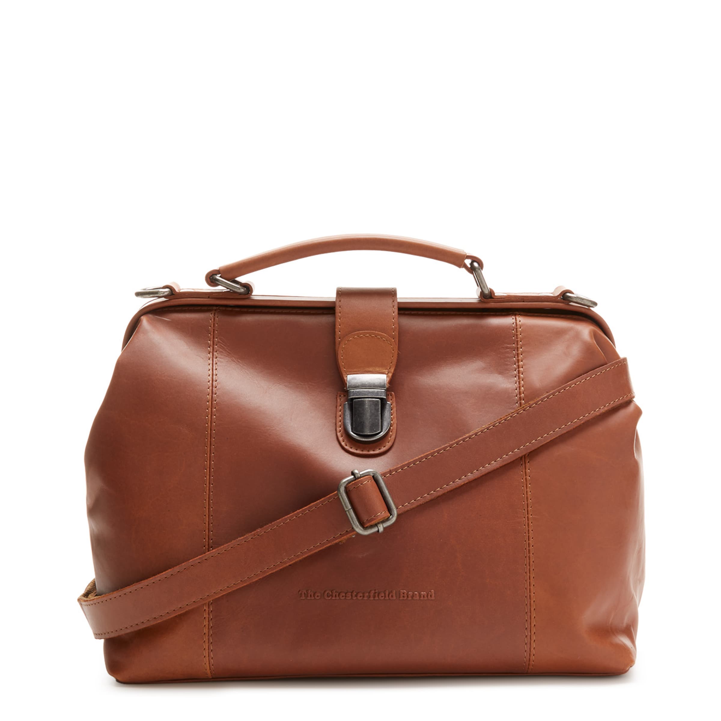 Sac week-end 'Shaun' The Chesterfield Brand en marron : devant