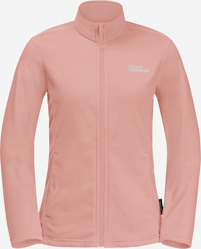 JACK WOLFSKIN Athletic fleece jacket 'TAUNUS' in Silver grey / Dusky pink / Black, Item view