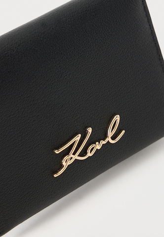 Étui 'K/Signature' Karl Lagerfeld en noir
