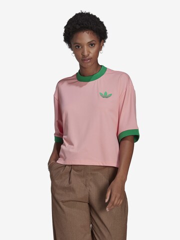 ADIDAS ORIGINALS Shirt 'Adicolor 70S ' in Pink: front