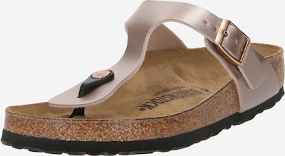 BIRKENSTOCK Tongs 'Gizeh' en or rose, Vue avec produit