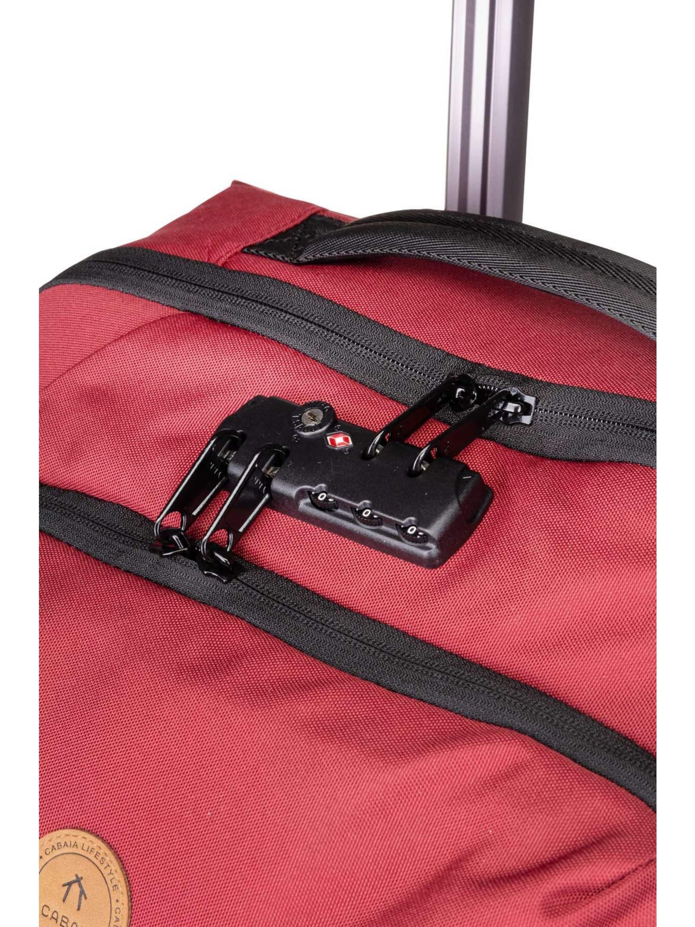 Cabaia Cart 'Soft Suitcase Medium' in Red