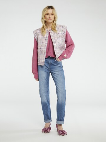 Fabienne Chapot Vest 'Twiggy' in Pink