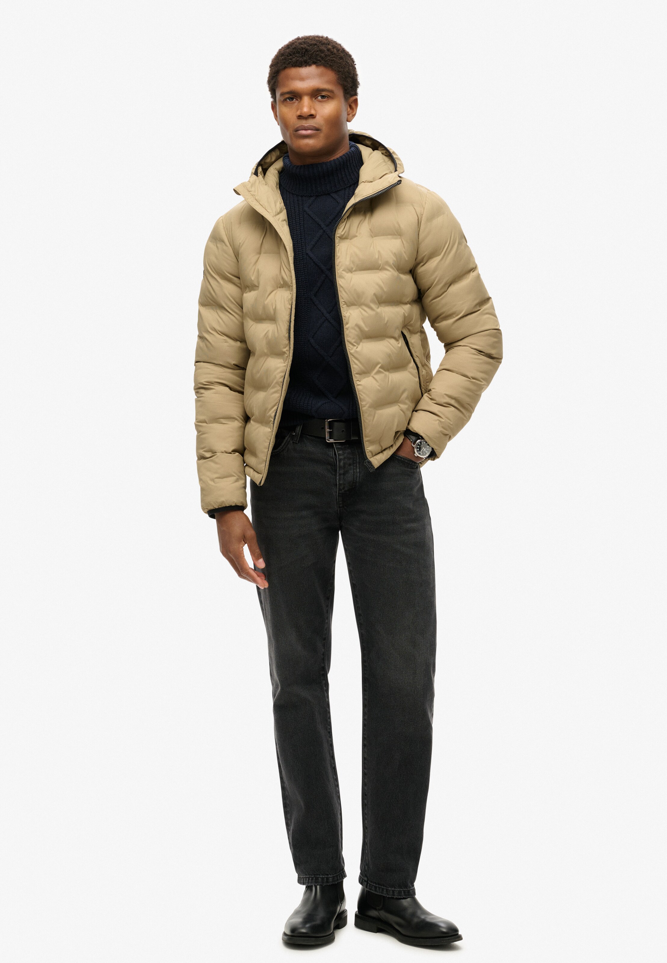 Superdry Between-Season Jacket in Beige