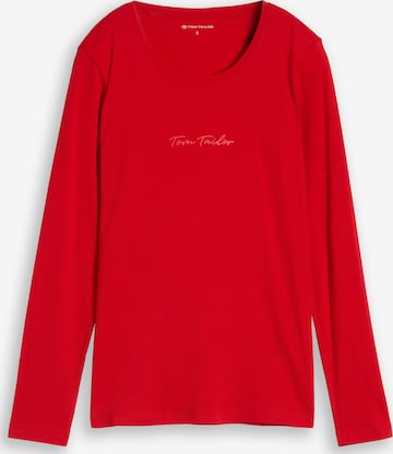 TOM TAILOR Shirt in Rot: Vorderseite