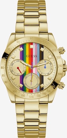 Orologio analogico 'ECLIPSE' di GUESS in oro: frontale