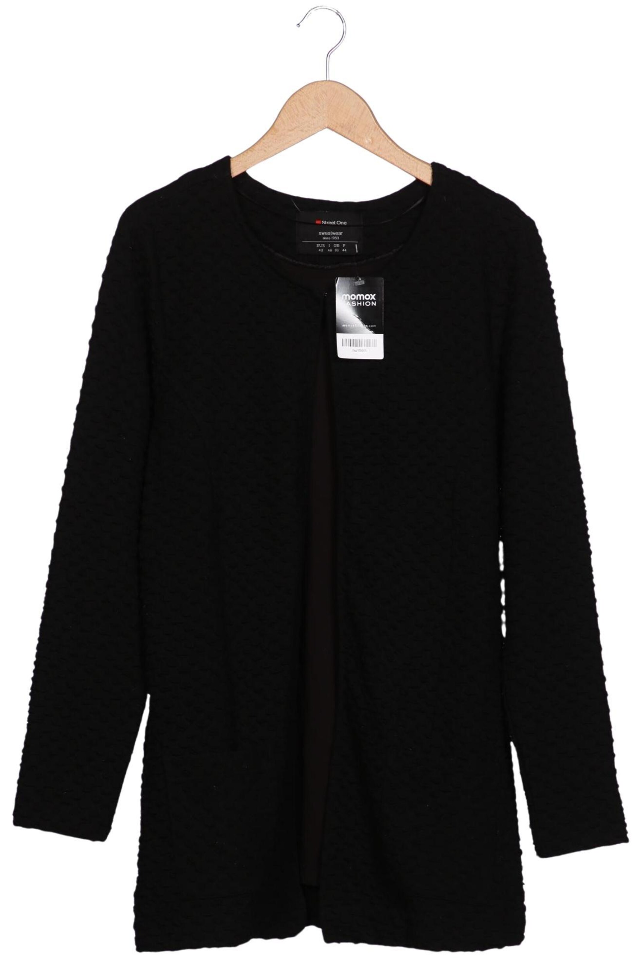 STREET ONE Sweater & Cardigan in XL in Black: front