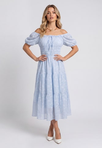 Robe faina en bleu : devant