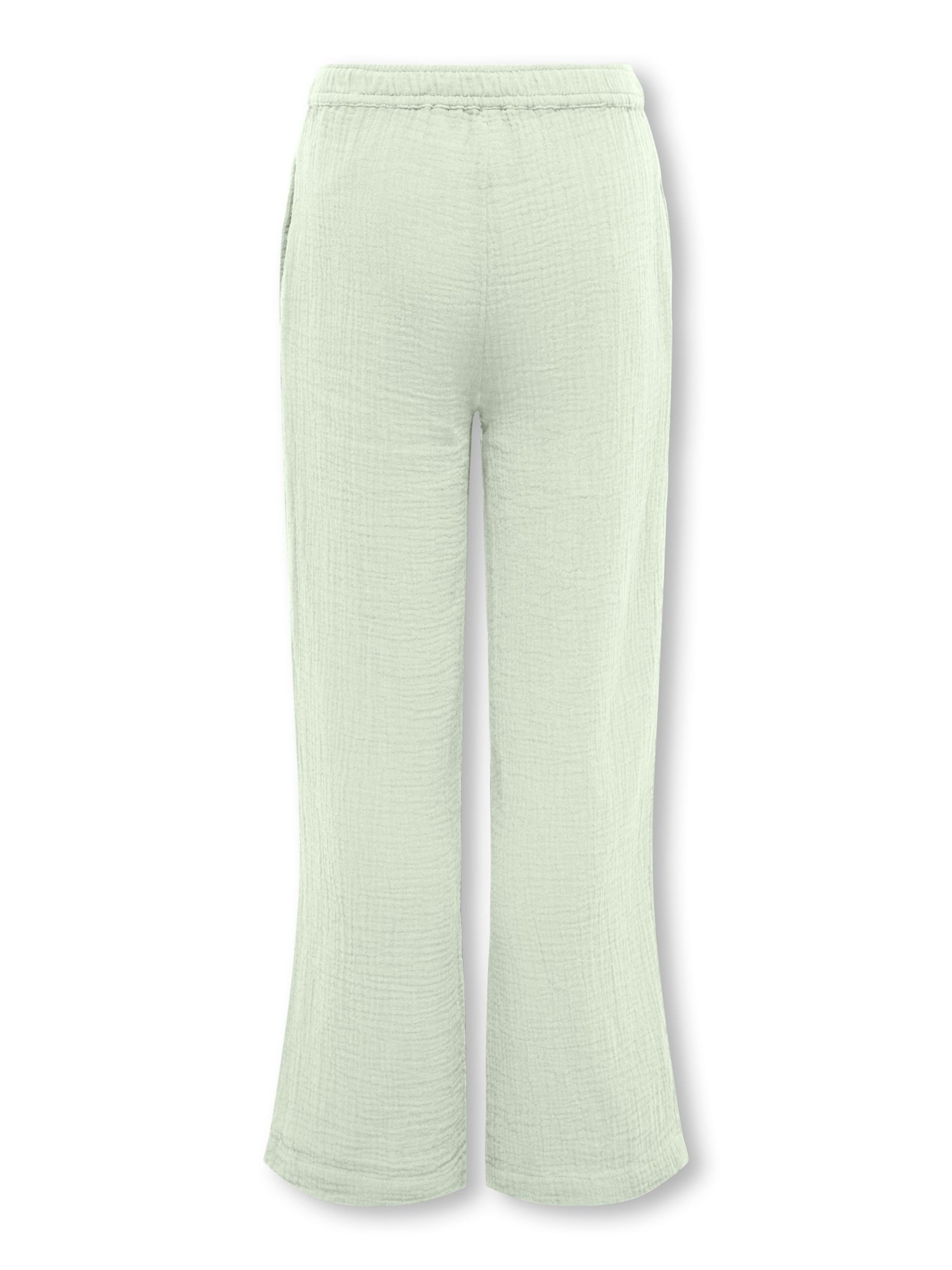 ONLY GIRLS Wide Leg Bukser 'Kogthyra' i grøn