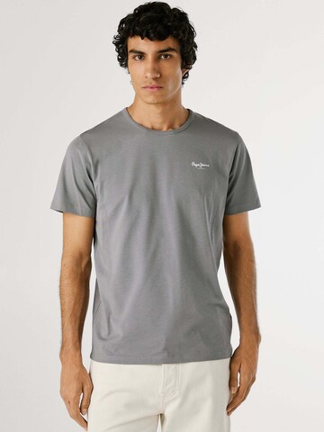 T-Shirt Pepe Jeans en gris : devant