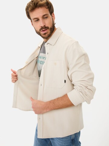 CAMEL ACTIVE Overshirt aus reiner Baumwolle in Beige