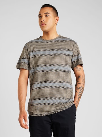 Clean Cut Copenhagen T-shirt 'Anton' i brun: framsida