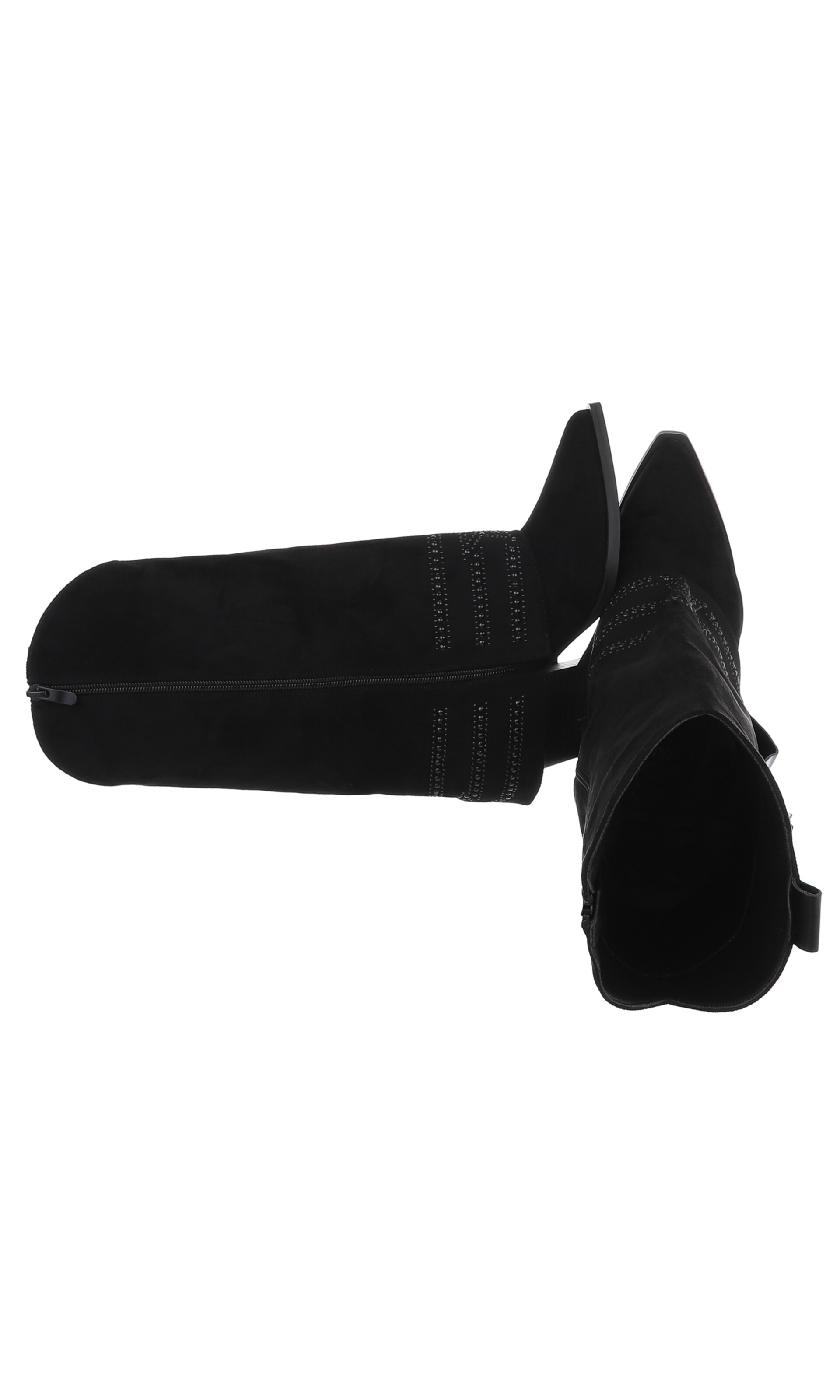 Ital-Design Cowboy Boots in Black