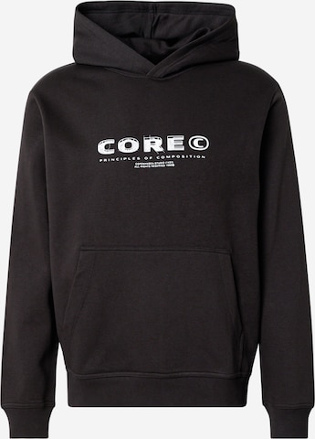 JACK & JONES Свитшот 'JCOSTANCE' в Черный: спереди