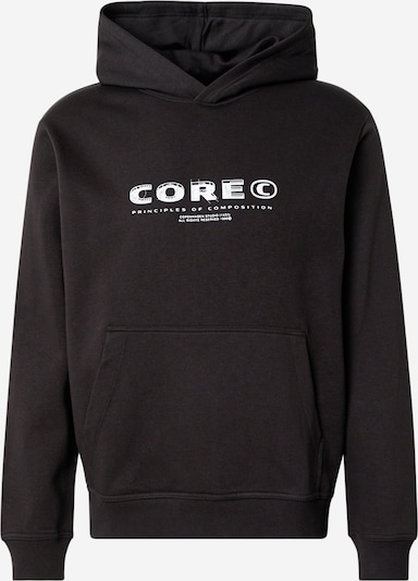 JACK & JONES Collegepaita 'JCOSTANCE' värissä musta / valkoinen, Tuotenäkymä