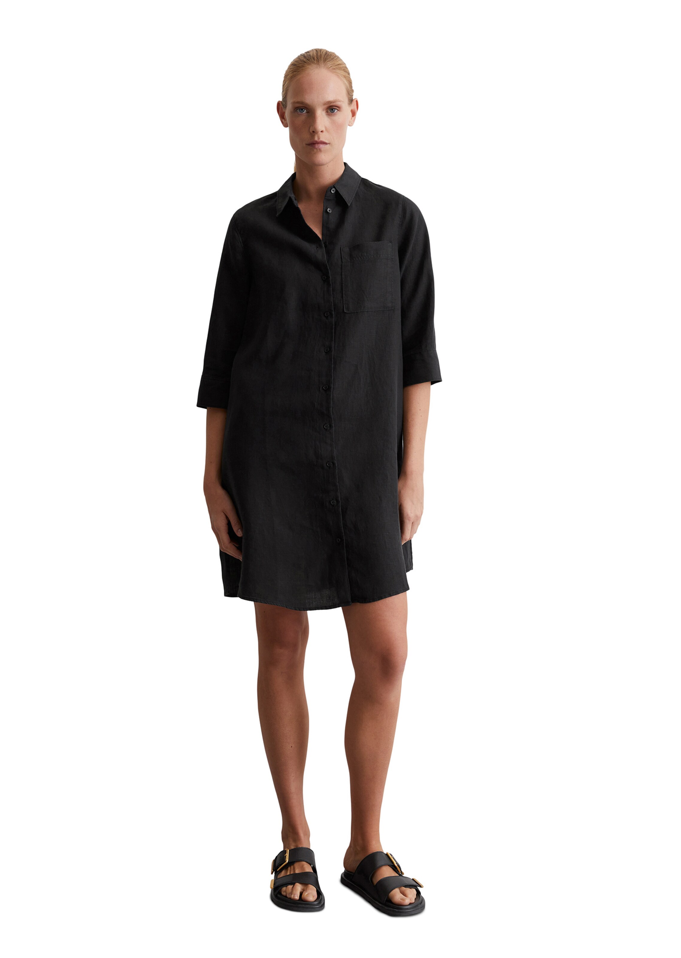 Robe-chemise Marc O'Polo en noir