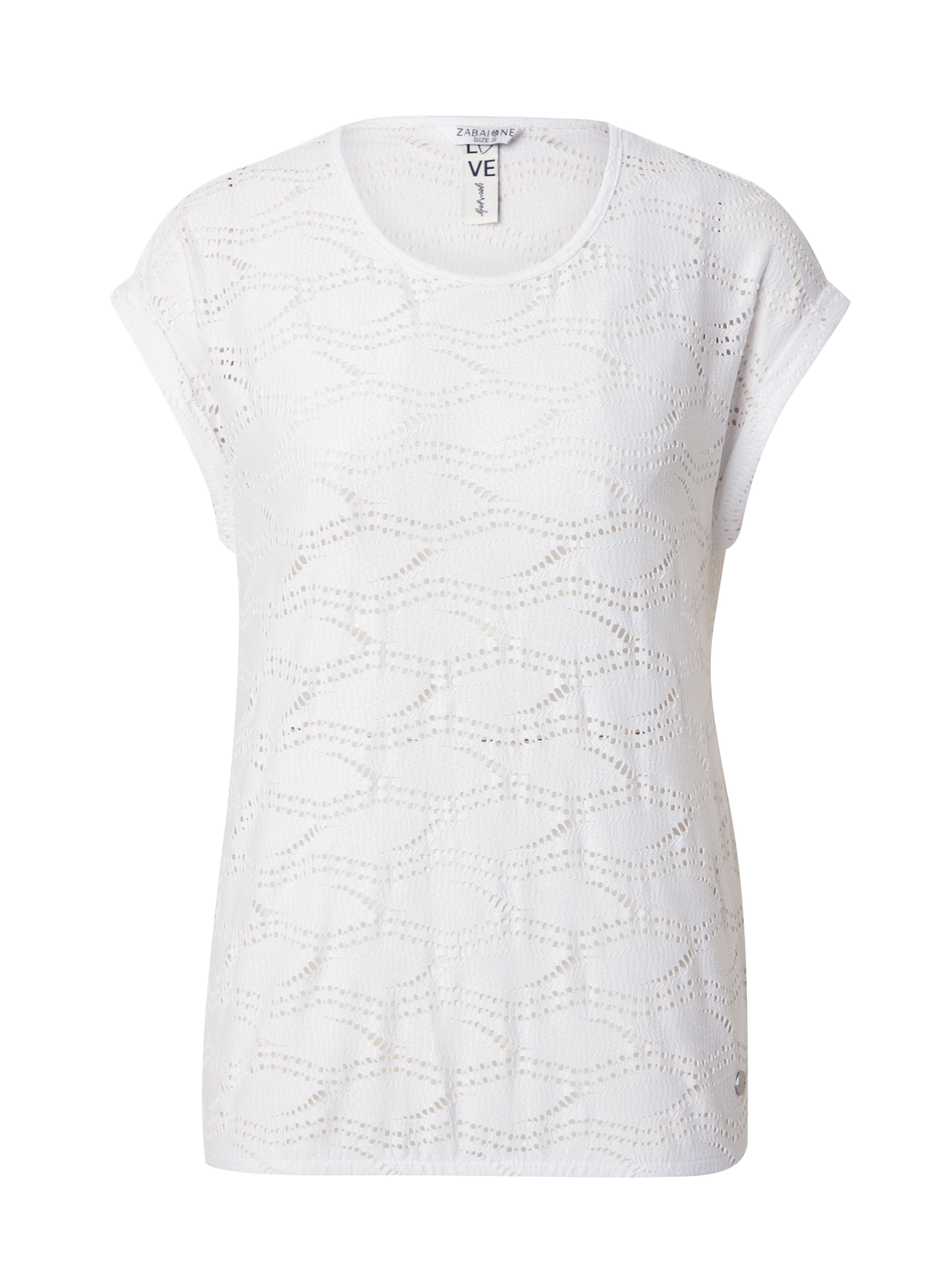 T-shirt &#x27;Ru44th&#x27; ZABAIONE en blanc : devant