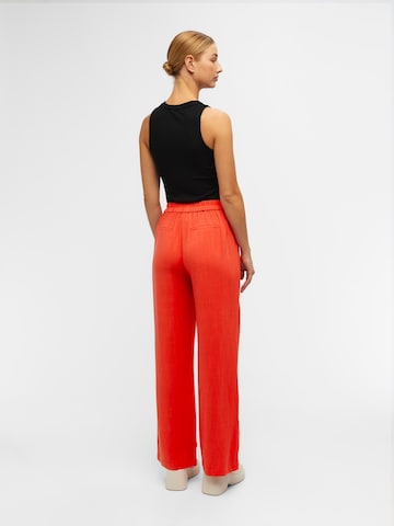 OBJECT Loose fit Pants 'Sanne Aline' in Orange