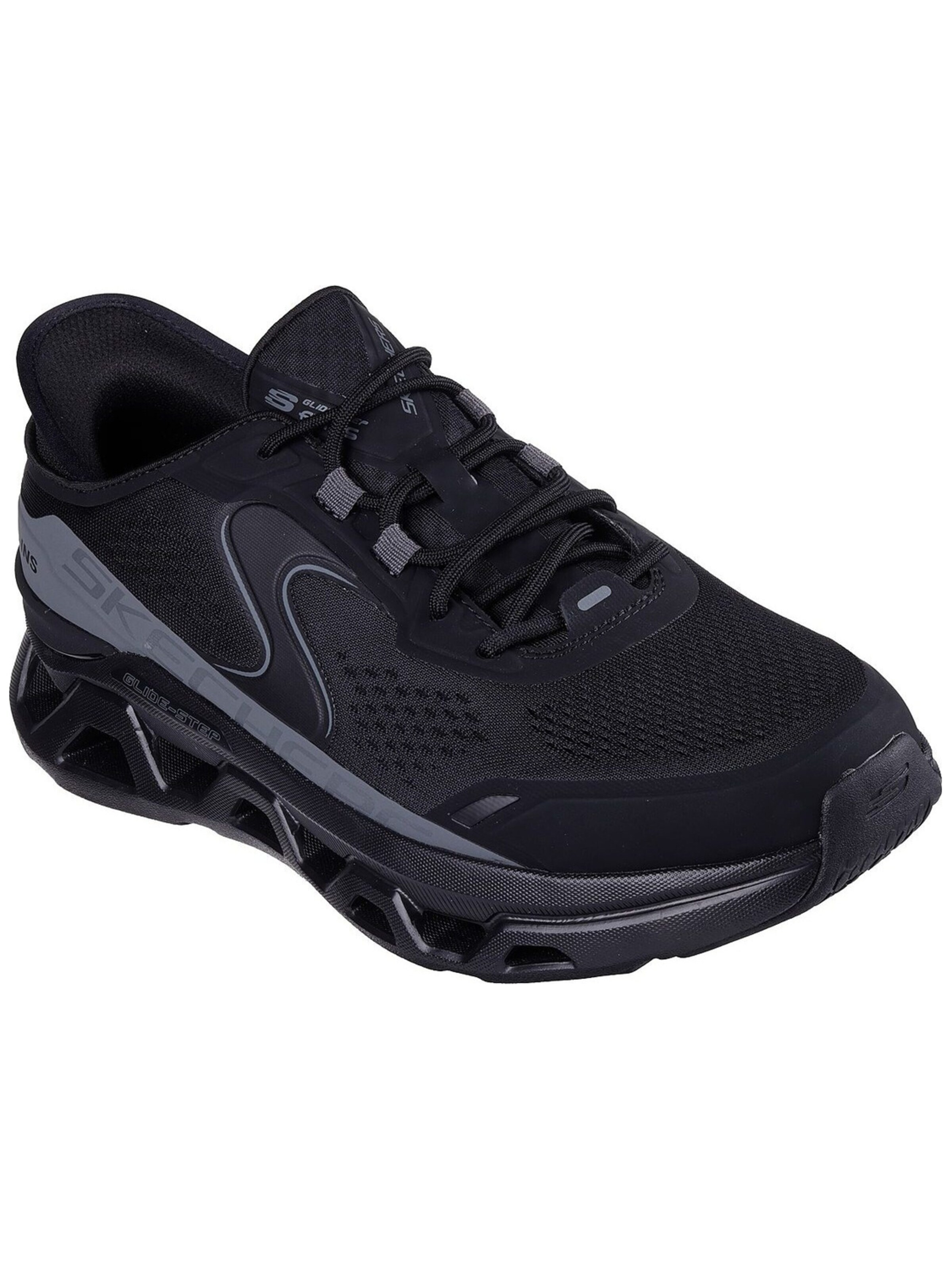 SKECHERS - Calzado deportivo en negro: frente