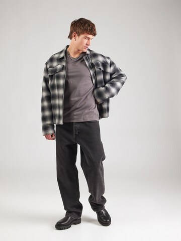 JACK & JONES Слим Футболка в Серый