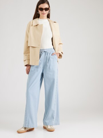 FRNCH PARIS Wide leg Trousers in Blue