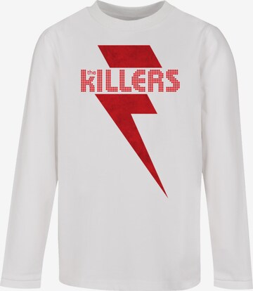 F4NT4STIC Shirt 'The Killers Red Bolt' in White: front