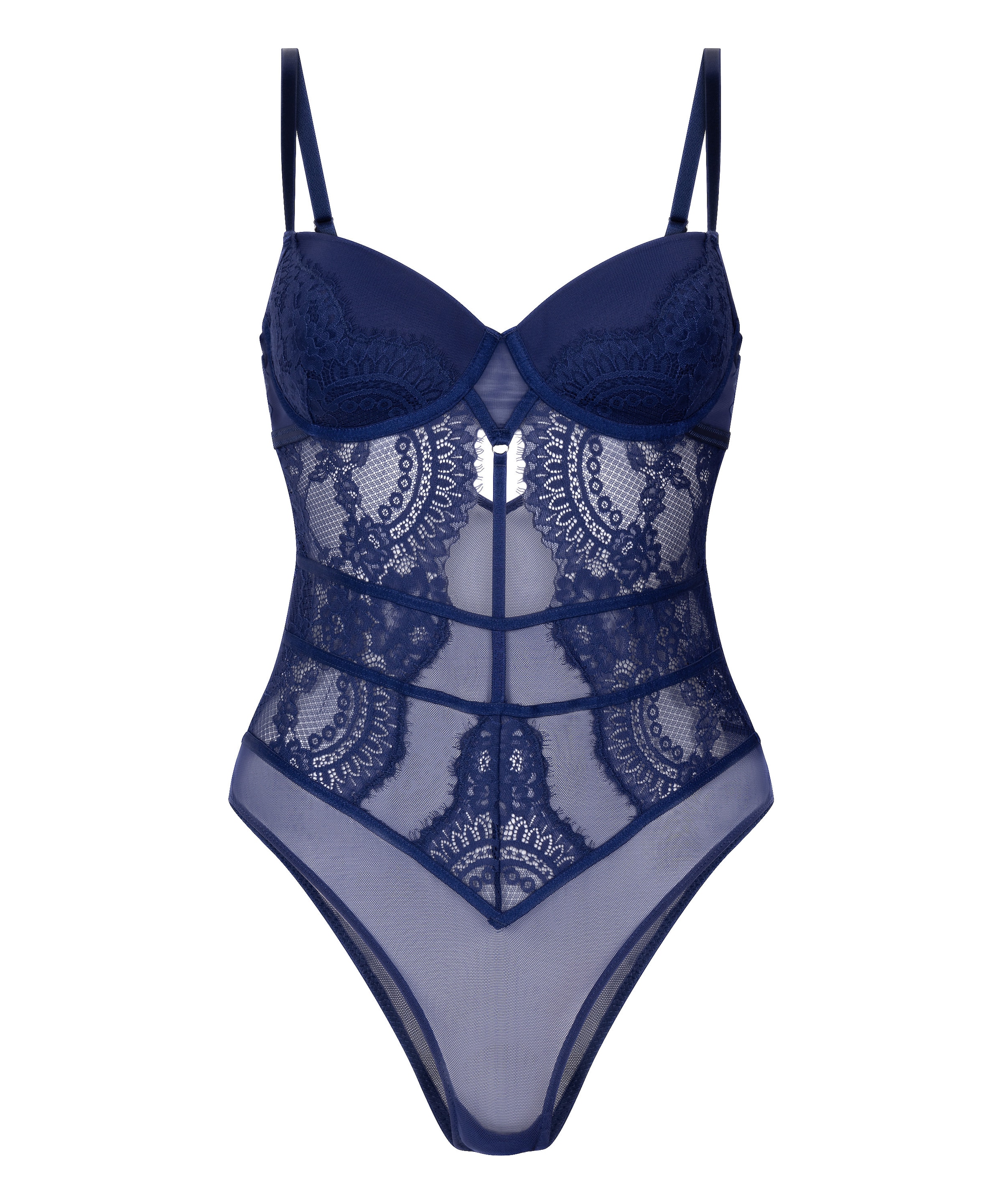 Body modelant Hunkemöller en bleu : devant