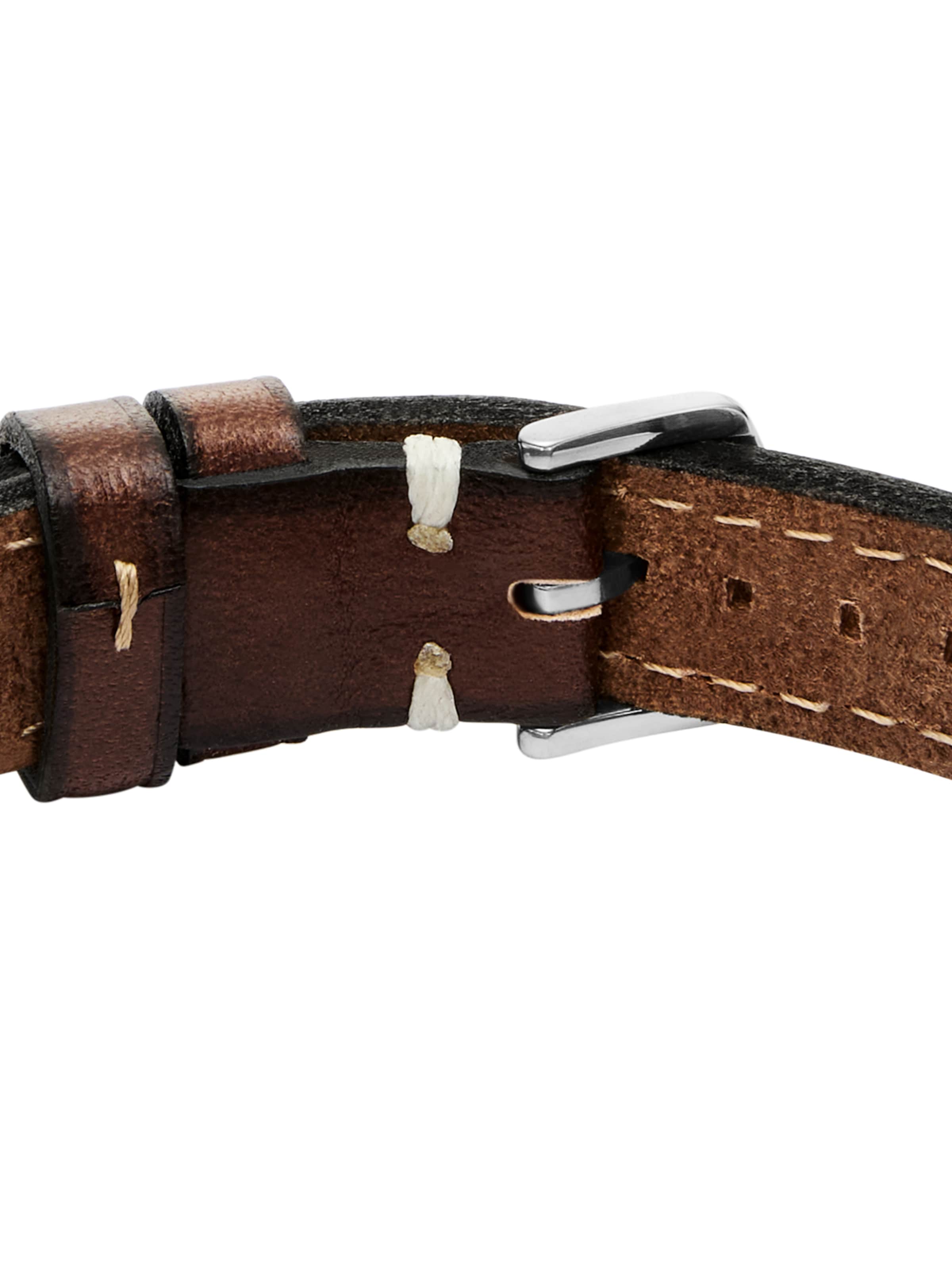 FOSSIL Βραχιόλι 'Machine' σε καφέ