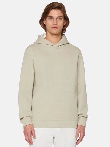 Sweat-shirt Boggi Milano en beige : devant