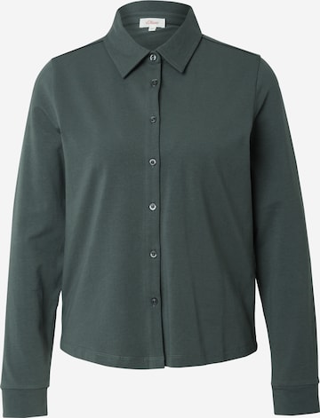 s.Oliver Blouse in Green: front