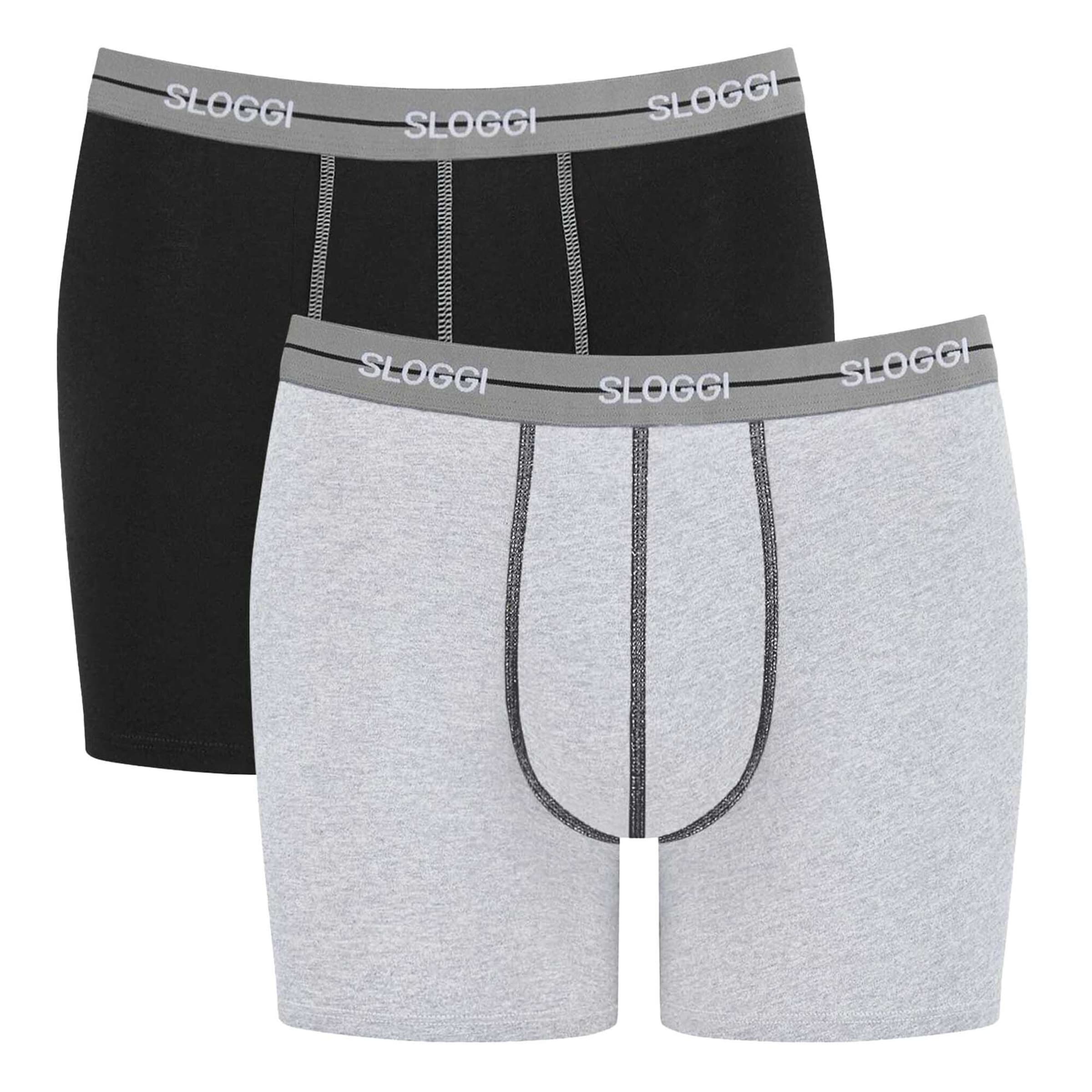 Boxers SLOGGI en gris : devant