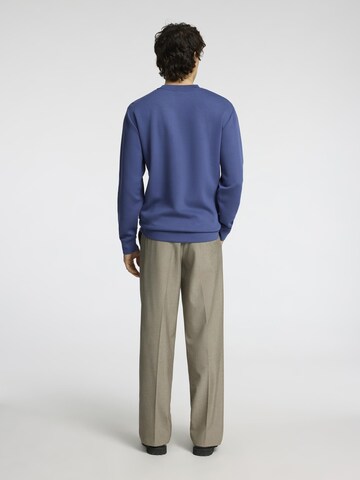 SELECTED HOMME Sweatshirt 'SLHManuel' i blå