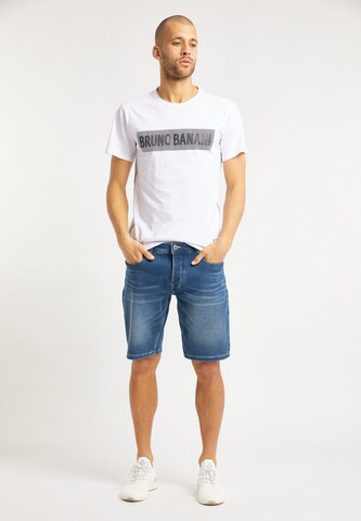 T-Shirt 'Hamilton' BRUNO BANANI en blanc