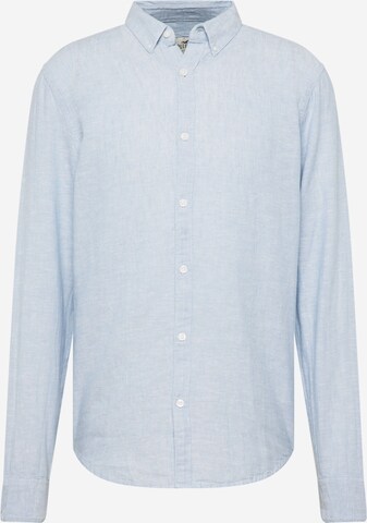 HOLLISTER Button Up Shirt in Blue: front