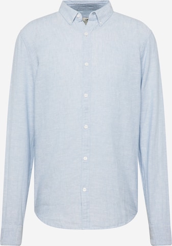 HOLLISTER Regular fit Button Up Shirt in Blue: front