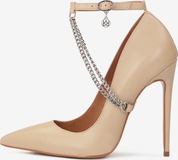 Kazar Pumps in Beige: predná strana