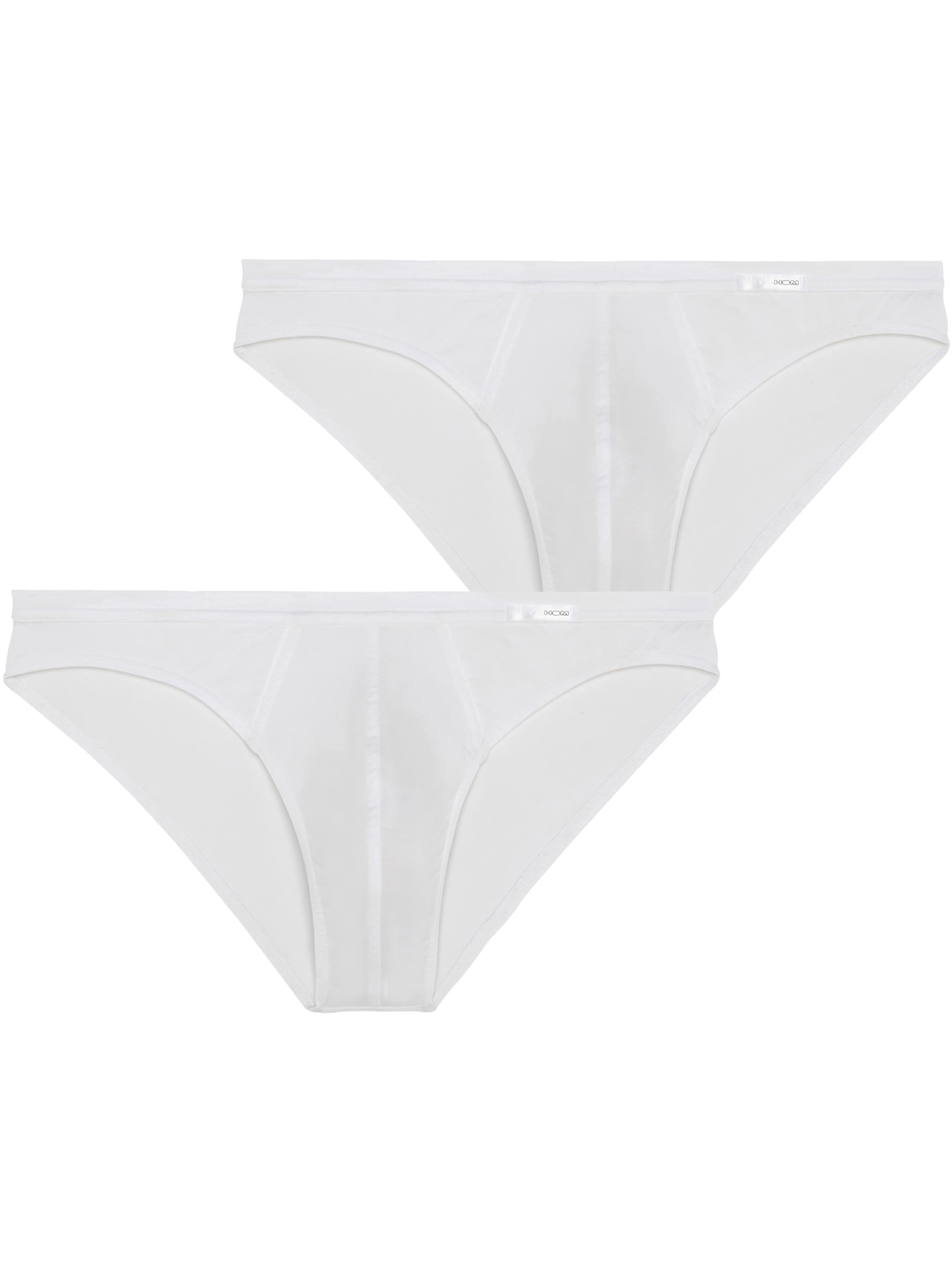 HOM Slip ' Tencel Soft ' in Wit: voorkant