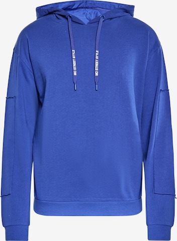 MO Sweatshirt in Blauw: voorkant