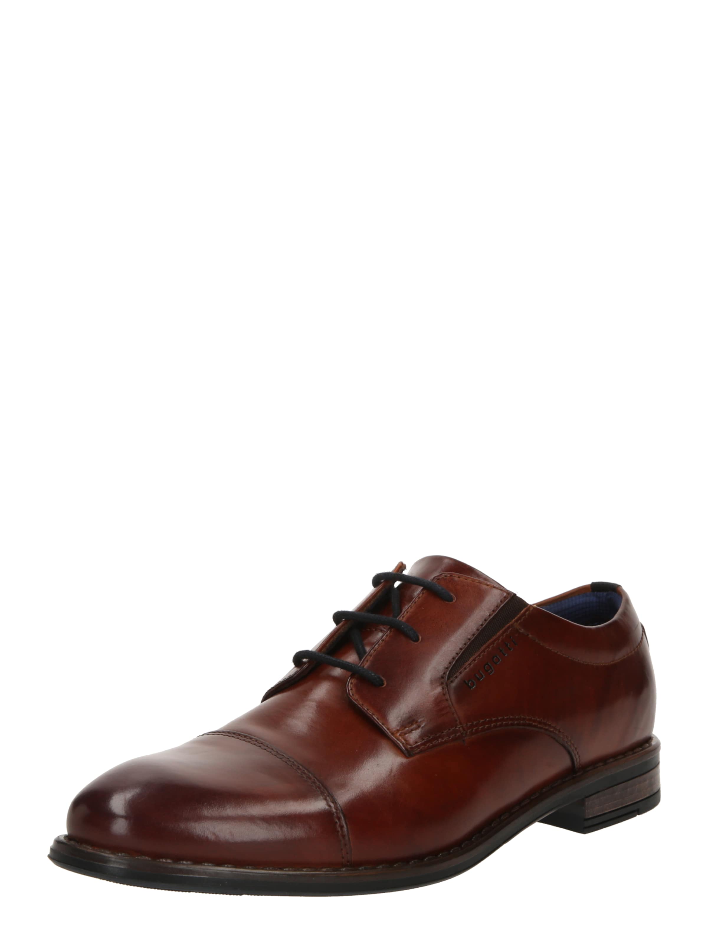 bugatti - Zapatos con cordón 'Amros' en marrón: frente