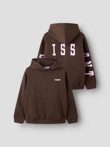 NAME IT - Sudadera en marrón