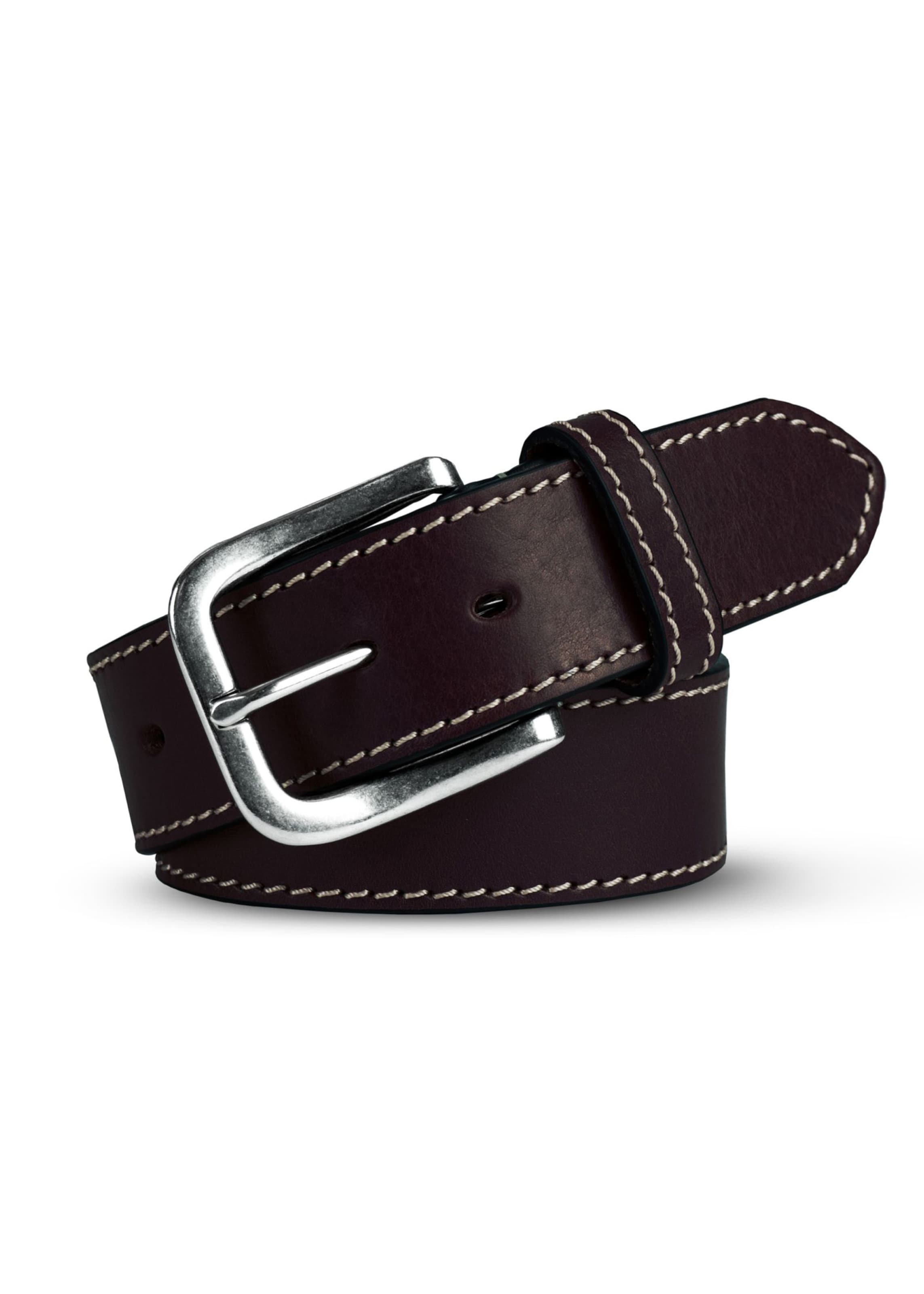 Ceinture MEYER en marron : devant