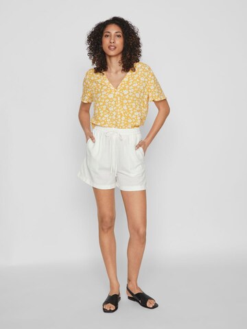 Regular Pantalon VILA en blanc