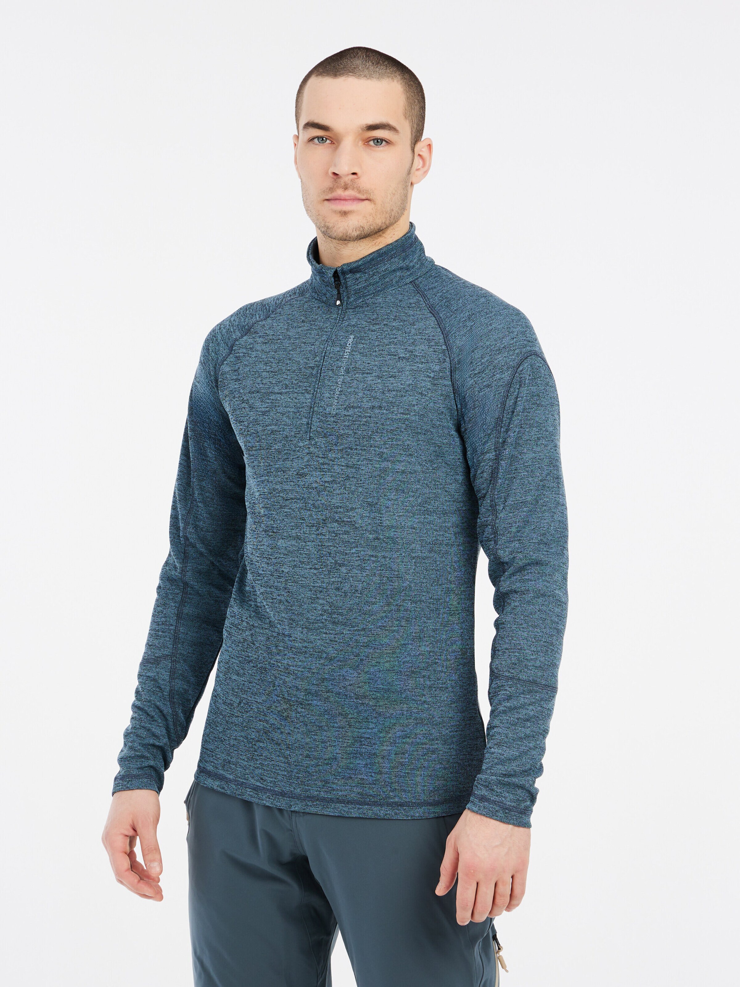PROTEST Athletic Sweatshirt 'PRTLOUISIANA' in Blue: front