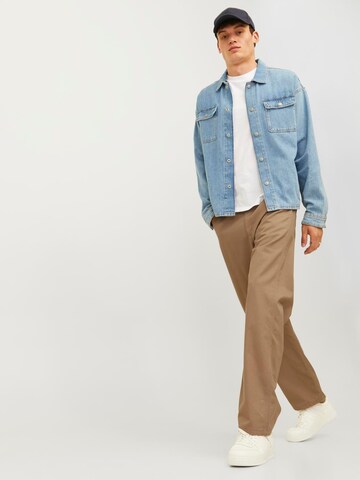 JACK & JONES Loosefit Nadrág 'JPSTALEX' - bézs