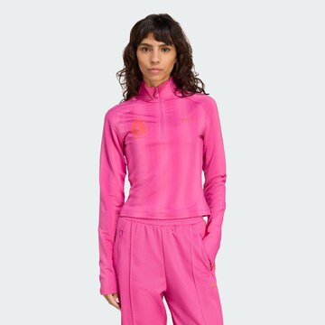 T-shirt ADIDAS ORIGINALS en rose : devant
