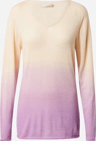 120% Lino Sweater in Purple: front